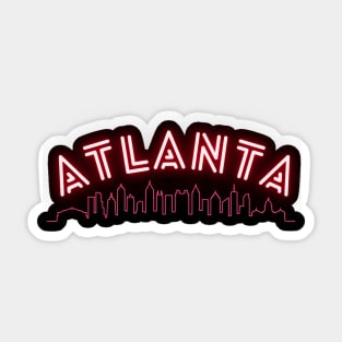 Atlanta, ATL, Atlanta Cityscape Sticker